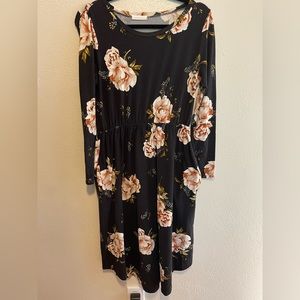 Floral Long Sleeve Dress